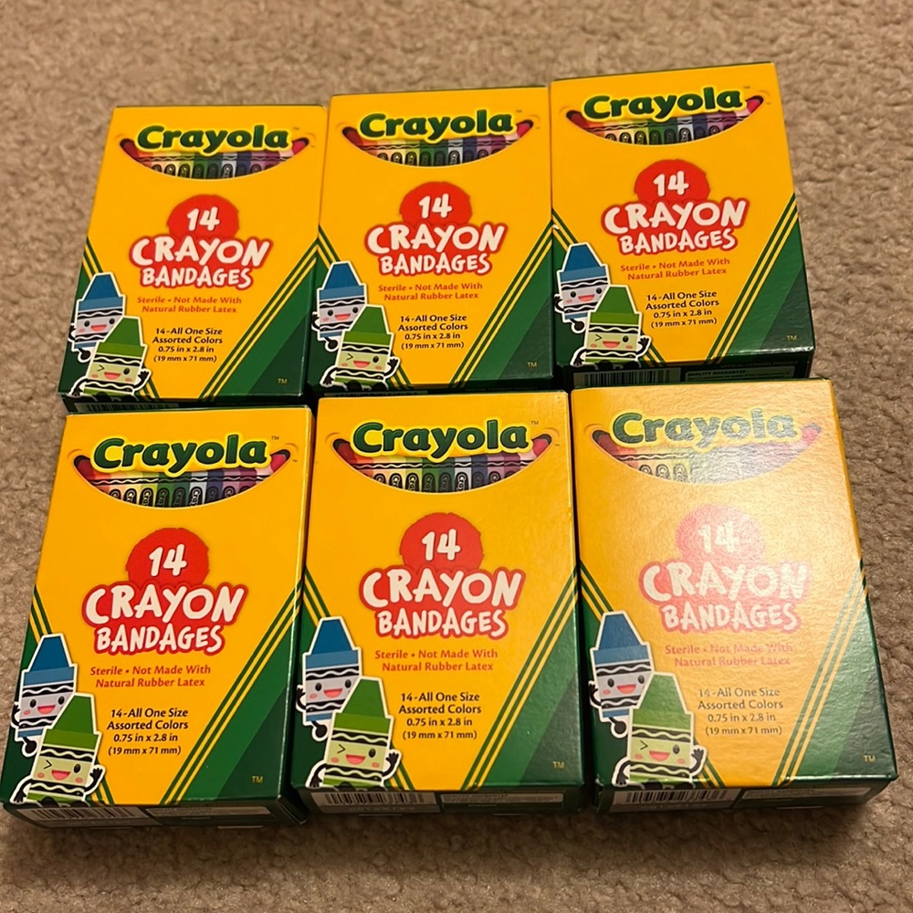6-14pk Crayola Crayon Bandages
